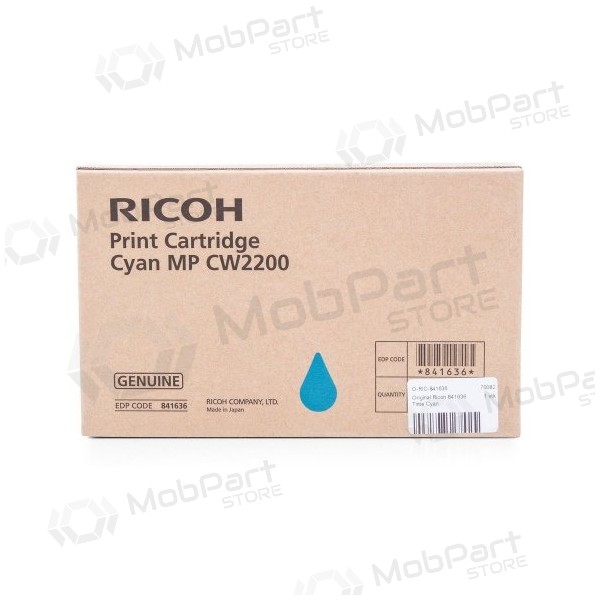 Ricoh MP CW2200 (841636) δοχείο μελάνης, κυανό