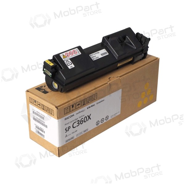 Ricoh SP C360X (408253) κασέτα λέιζερ, κίτρινη