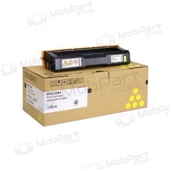 Ricoh SPC310HE (407635) κασέτα λέιζερ, κίτρινη