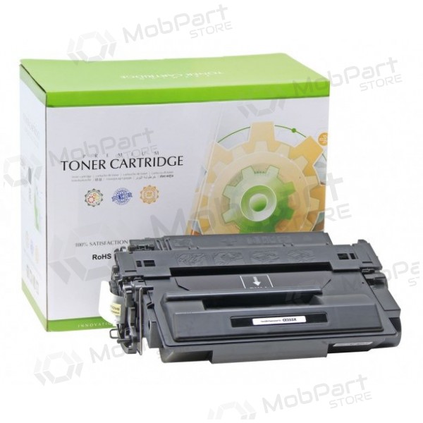 Static Control κασέτα λέιζερ μαύρη, συμβατή με HP 55X (CE255X)