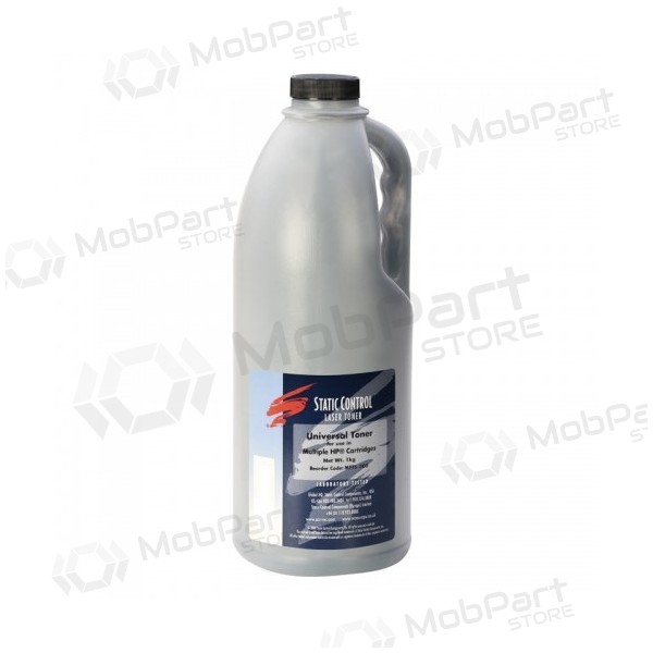 Σκόνη γραφίτη Static Control για HP Q2612A Q5949A/X Q7553A/X Q1338A CE505A/X Q5942A/X Μαύρο, 1kg.
